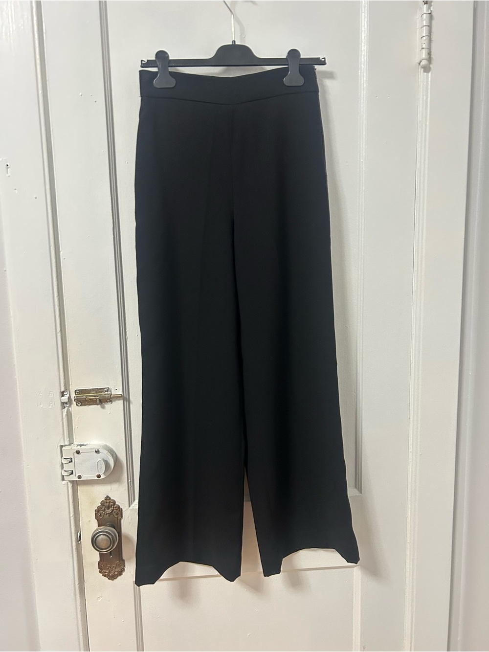 Zara Black Wide-Leg Dress Pants